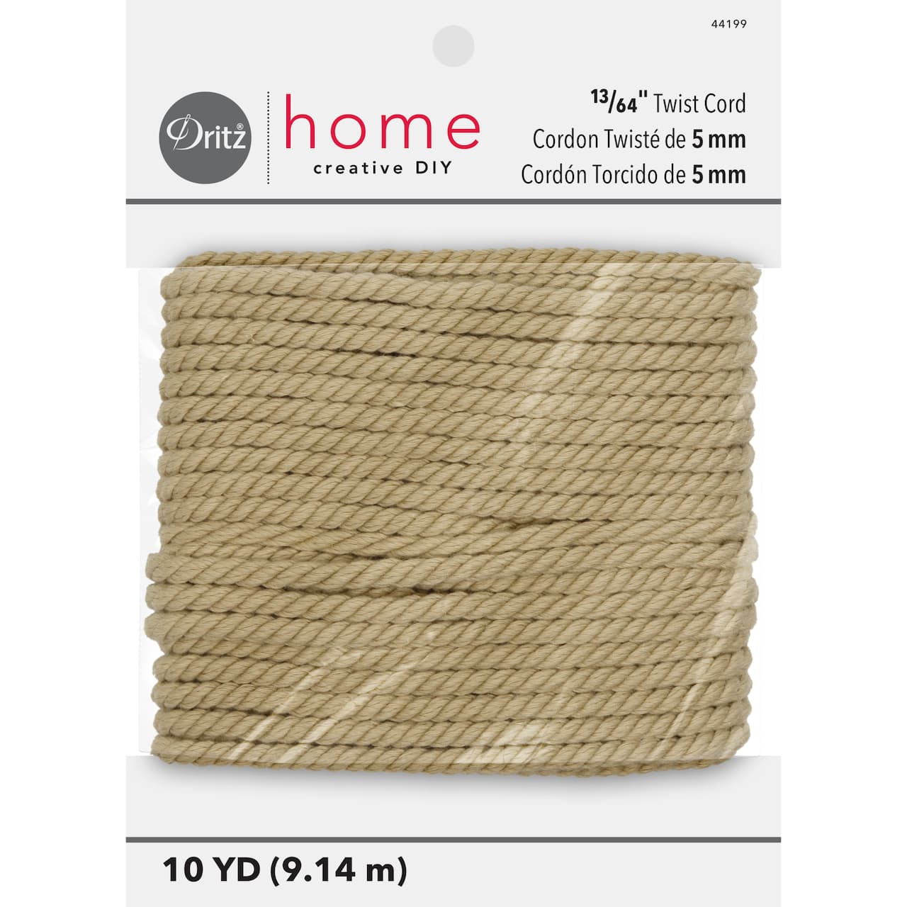 Dritz® Home 13/64" x 10yd. Natural Twist Cord